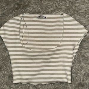 zara crop top